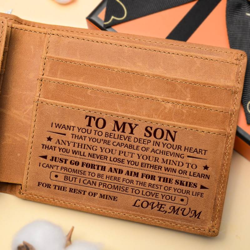 Mum To Son - Never Lose - Bifold Wallet