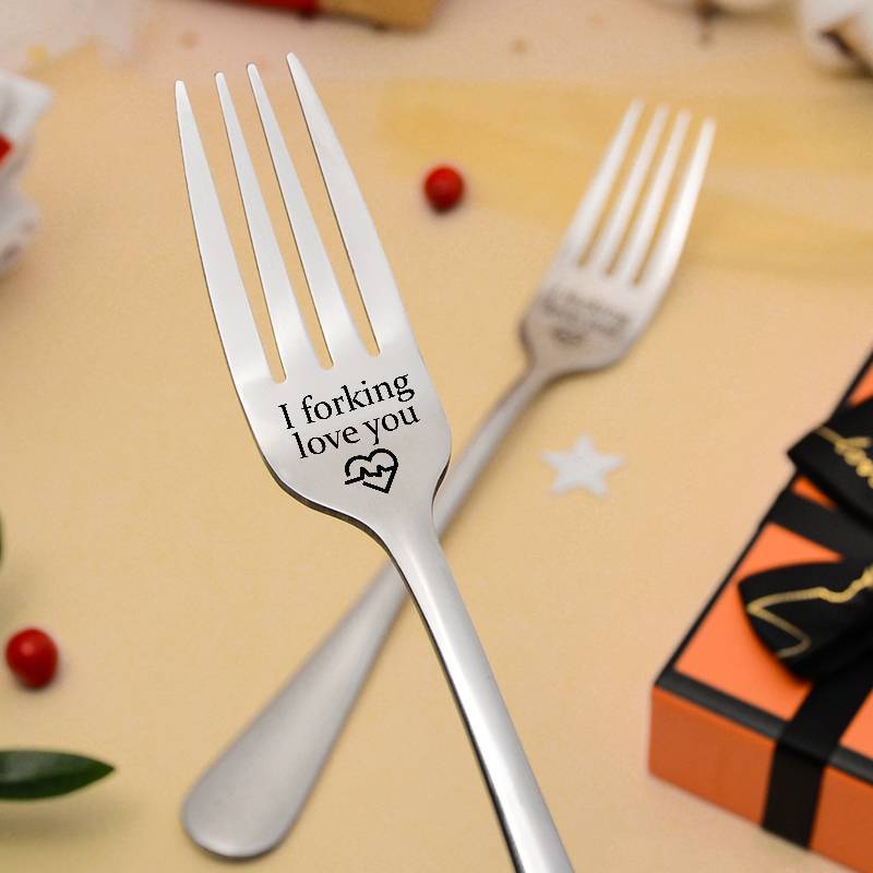 Engraved Fork - Best Gift for Husband Wife and Family