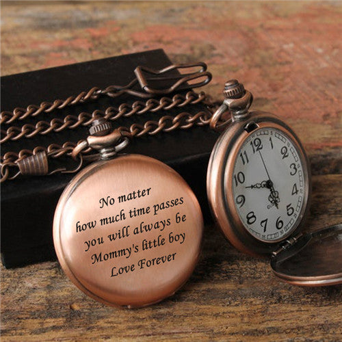 Mom To Son - Time Passes - Pocket watch