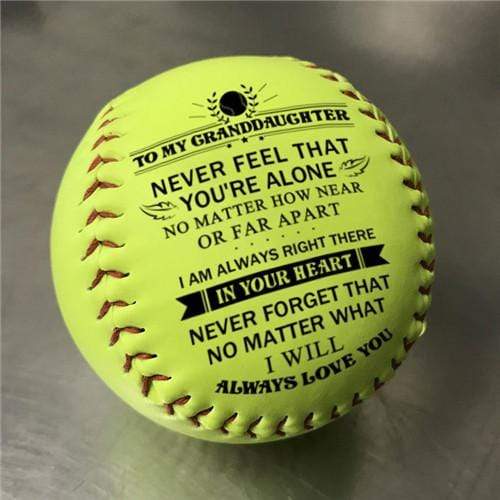 To Granddaughter - I Will Always Love You - Softball