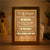 Dad To Daughter - I Will Always Love You - Frame Lamp