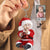 Cute Baby Custom Photo Christmas Keychain