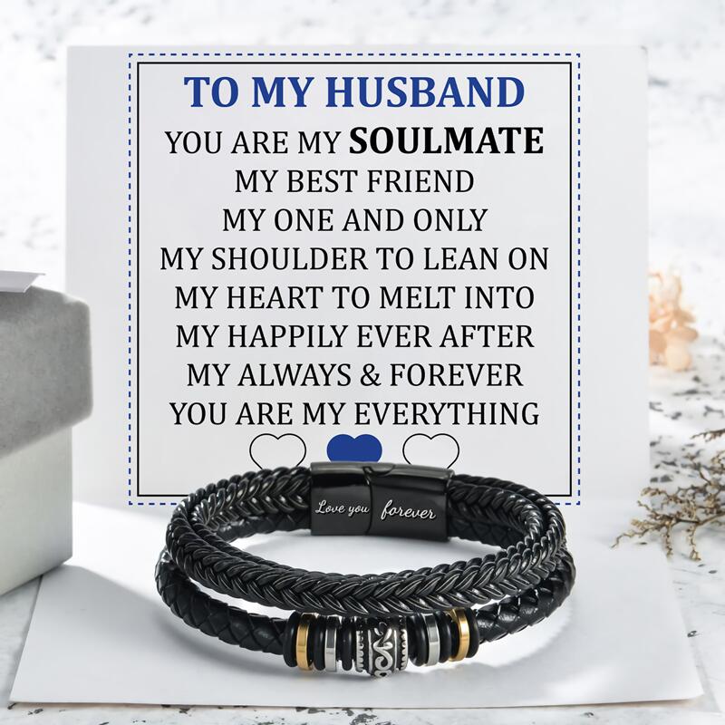 For Husband - You Are My Soulmate - Double Row Bracelet